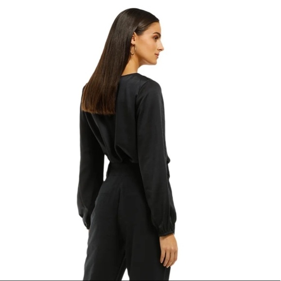 W/ISH The Label Infinity Blouse In Dark Ink Size Small - Picture 2 of 8